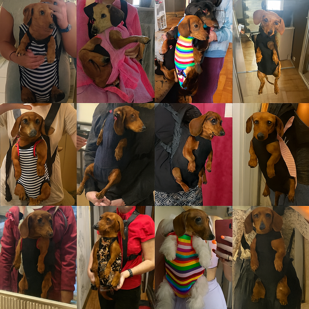 PawCuddle Dachshund Backpack Carrier – Hands-Free Comfort Secure Carrier