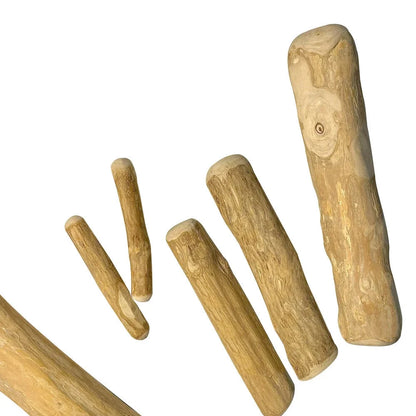 Dachshund Chew Toy – Natural Coffee Wood Toy for Dogs