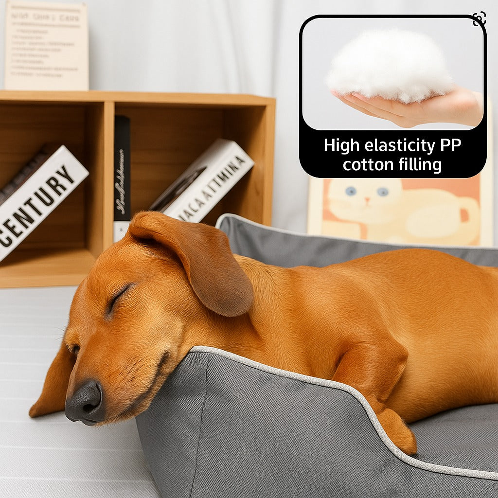 Dachshund Comfort Bed – Durable Waterproof Oxford Fabric Bed
