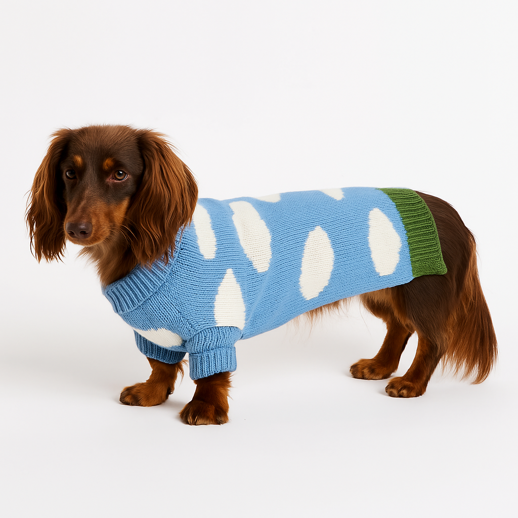 Dachshund Wool Sweater – Stylish Warm Winter Knitwear