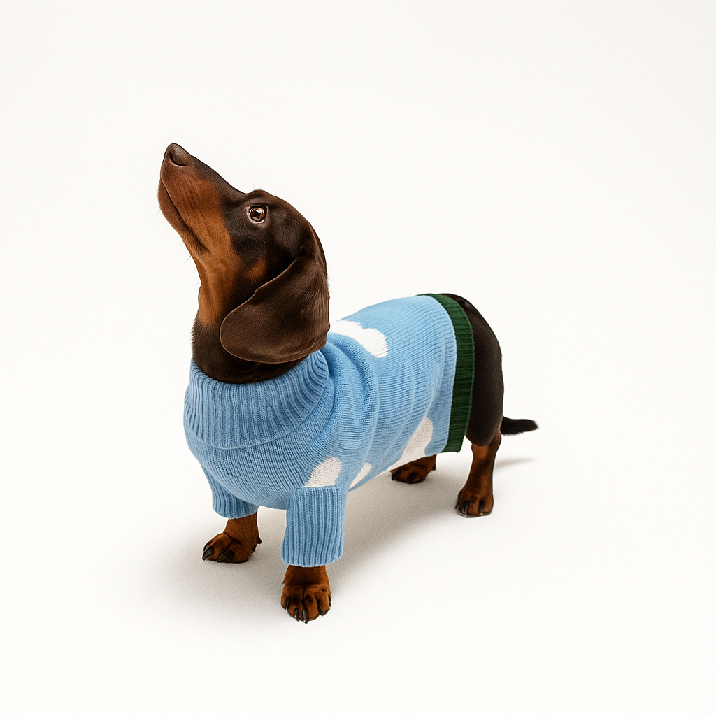 Dachshund Wool Sweater – Stylish Warm Winter Knitwear