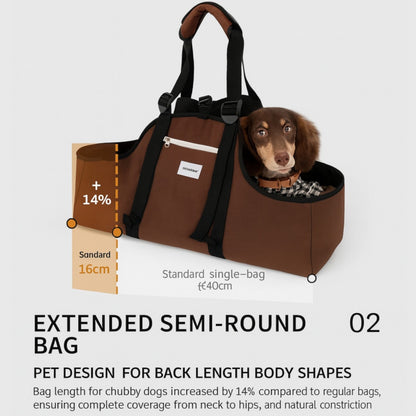 DoxiCarry dachshund shoulder bag carrier, view 14