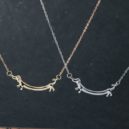 Elegant-Alloy-Dachshund-Dog-Necklace