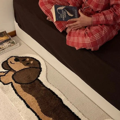 Funny-Dachshund-Plush-Rug–Dog-Carpet-for-Bedroom-Decor