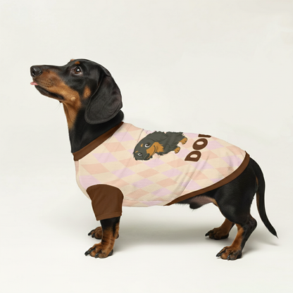 Footie - Personalized Wool Sweater for Doxie