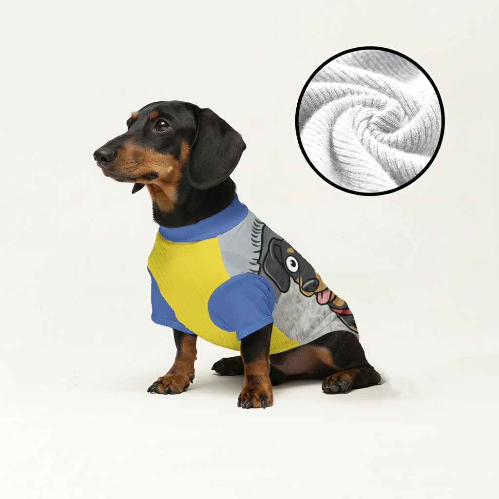 Ducky - Personalized Wool Sweater for Doxie