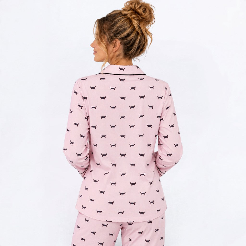 Princess  – Matching Women's Satin Pajamas | Soft Silky Two-Piece Sleepwear Set