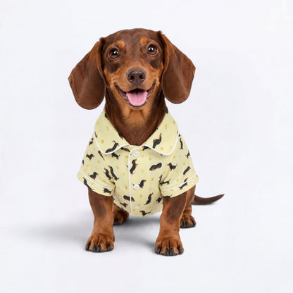 Cookie – Matching Dachshund Pajamas | Soft Satin Pajamas