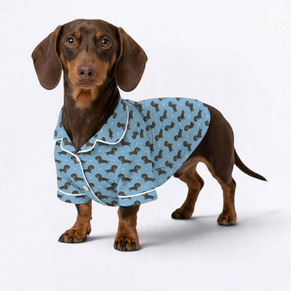 Sunny – Matching Dachshund Pajamas | Soft Satin Pajamas
