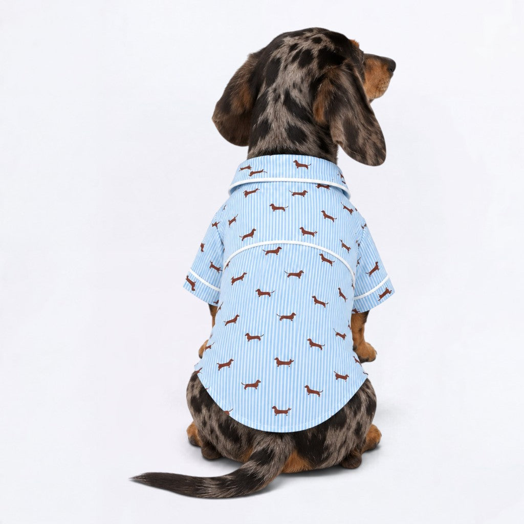 Zara  – Matching Dachshund Pajamas | Soft Satin Pajamas