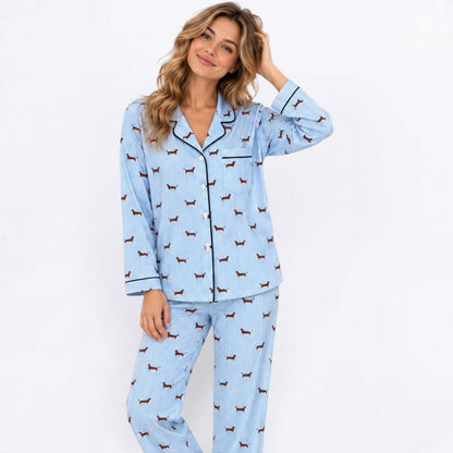 Zara  – Matching Women's Satin Pajamas | Soft Silky Two-Piece Sleepwear Set