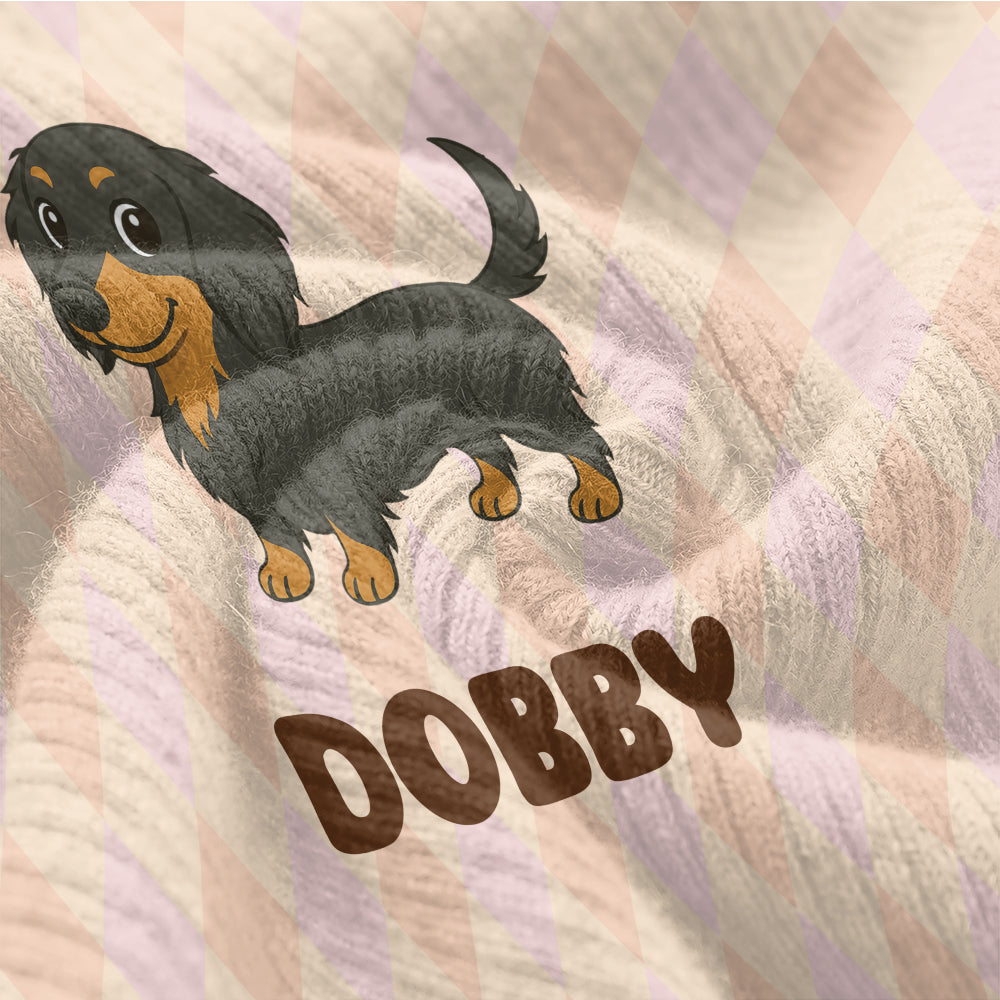 Footie - Personalized Wool Sweater for Doxie