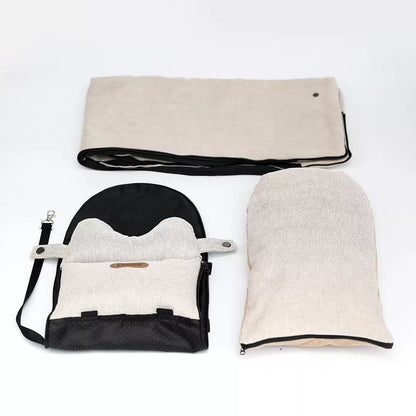 Dachshund car safety bed for travel, view 8