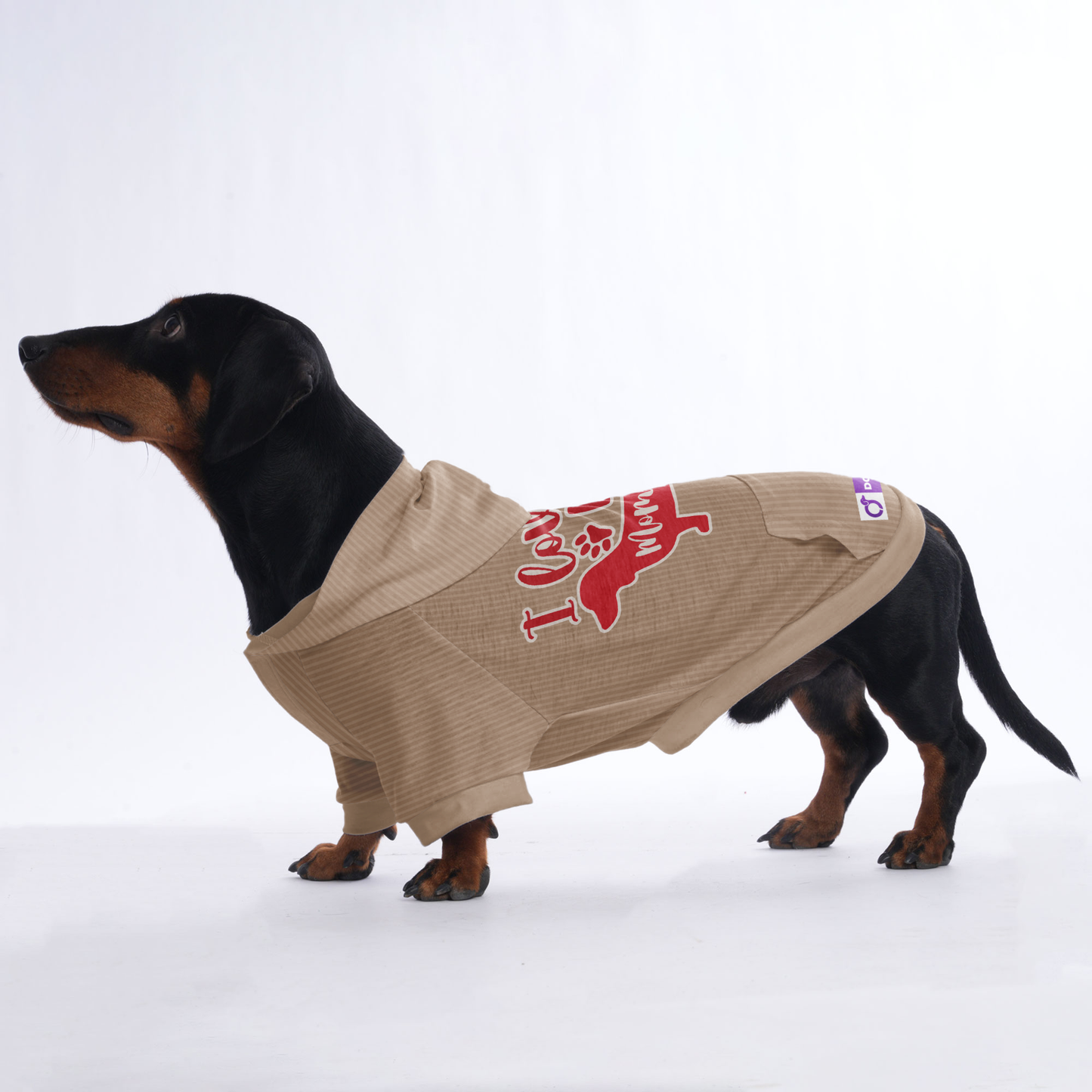 I love my mommy - Hoodies for Dachshunds