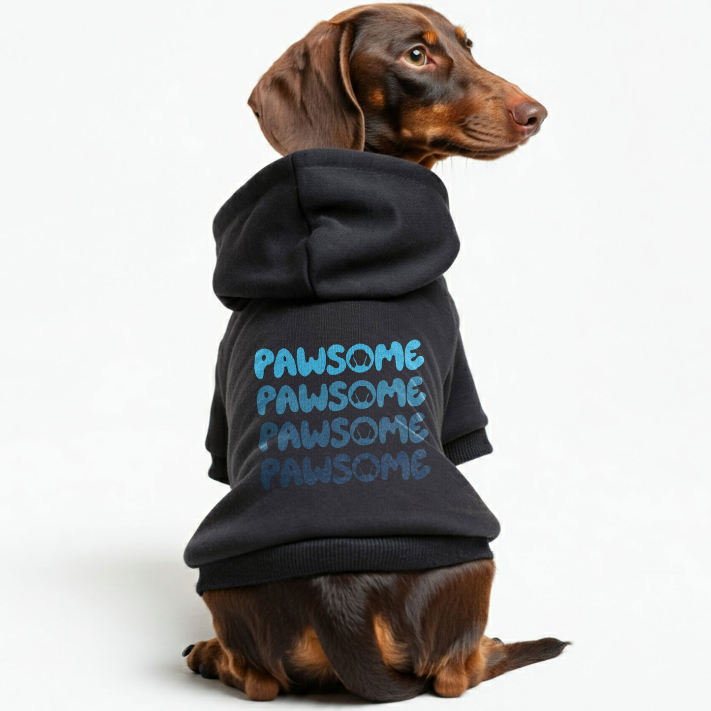 Pawsome - Personalized Dachshund Hoodies with Funny Quotes – Stylish, Cozy, and Premium 100% Cotton