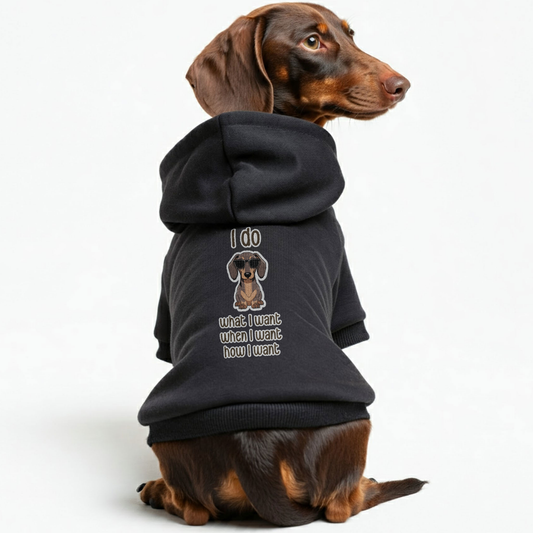 I do - Personalized Dachshund Hoodies with Funny Quotes – Stylish, Cozy, and Premium 100% Cotton