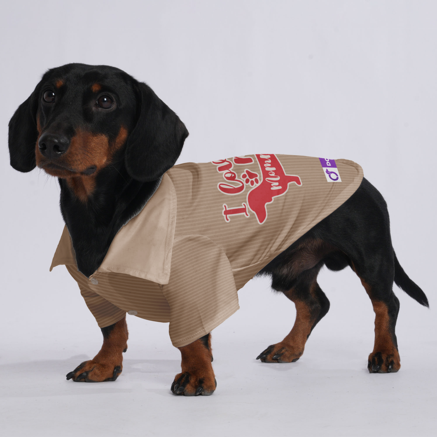 I love my mommy - Hawaiian Shirt for Doxies