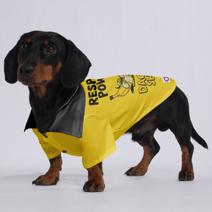 RESPECT, POWER, DACHSHUND - Hawaiian Shirt for Doxies