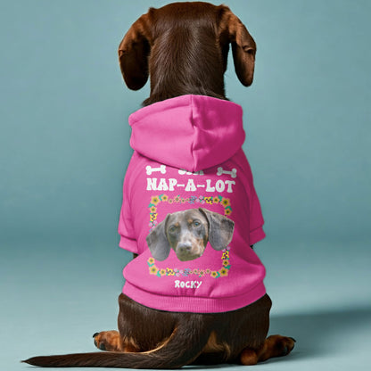 Nap-a-Lot  – Personalized Dachshund Hoodies with Your Doxie’s Name & Photo – Stylish, Cozy & Made from Premium 100% Cotton