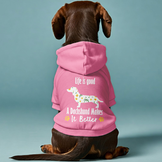 Stella - Personalized Dachshund Hoodies with Funny Quotes – Stylish, Cozy, and Premium 100% Cotton