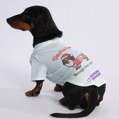 Dachshund Through the Snow - Hawaiian Shirt for Doxies