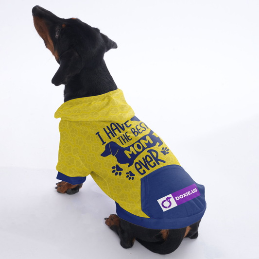 I have the best mom ever - Hoodies for Dachshunds