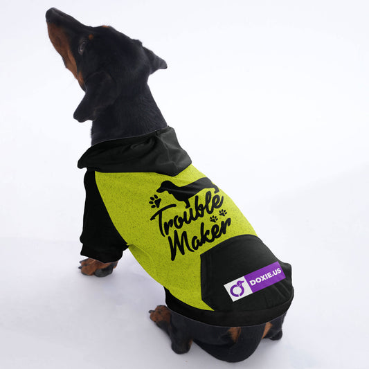 Trouble maker  - Hoodies for Dachshunds