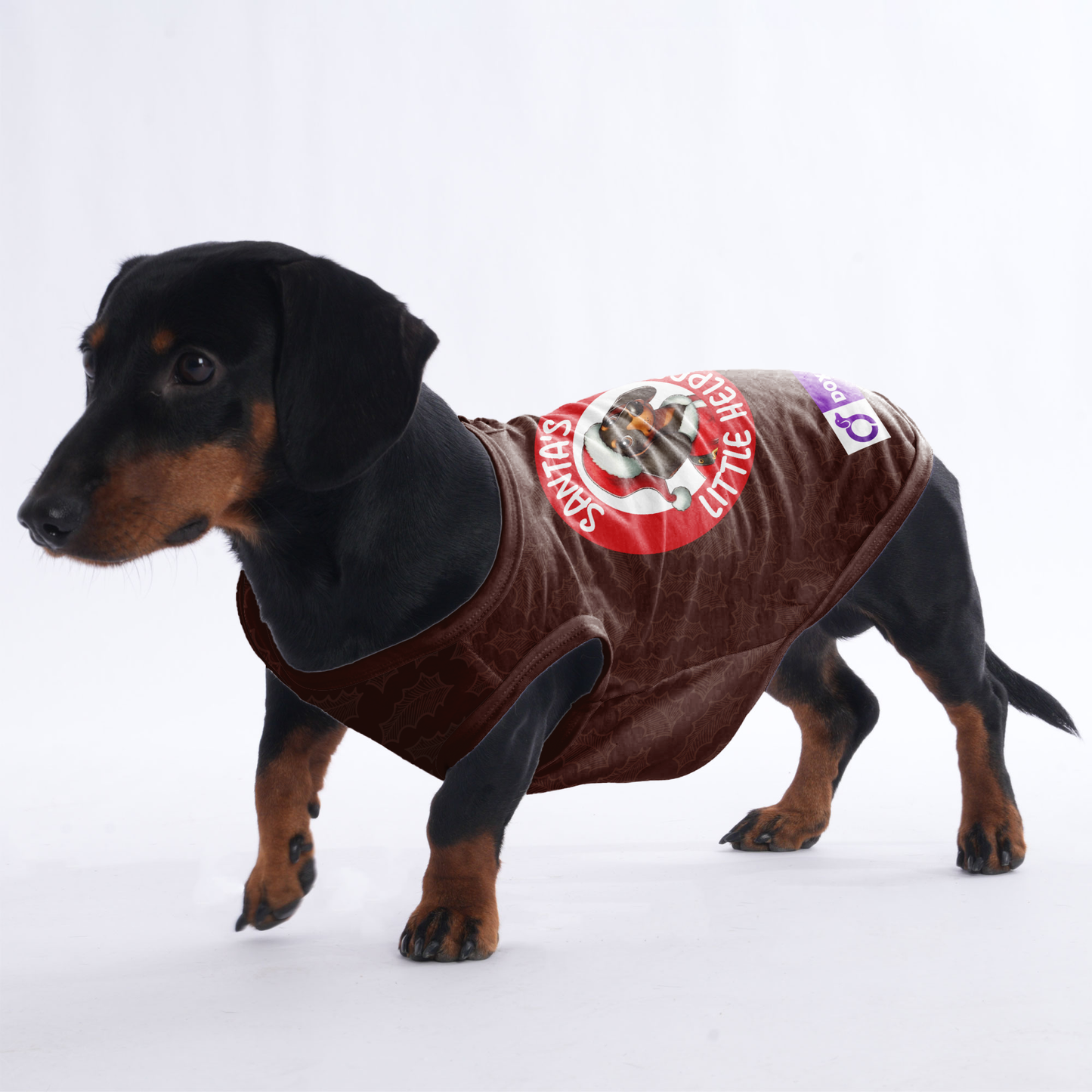 Santa's little helper  -  Shirt for Dachshunds