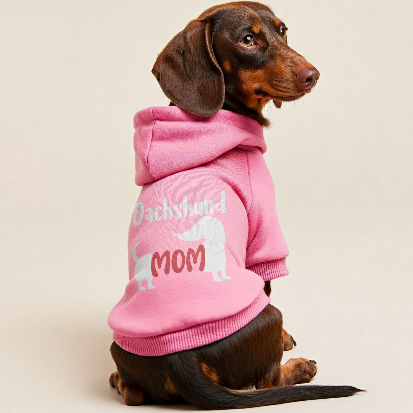 Dachshund MOM - Personalized Dachshund Hoodies with Funny Quotes – Stylish, Cozy, and Premium 100% Cotton