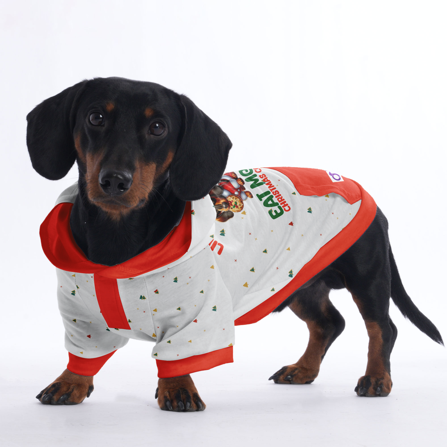 Life is short, eat more christmas cookies - Hoodies for Dachshunds