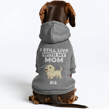 I Still Live – Personalized Dachshund Hoodies with Your Doxie’s Name & Clipart – Stylish, Cozy & Made from Premium 100% Cotton