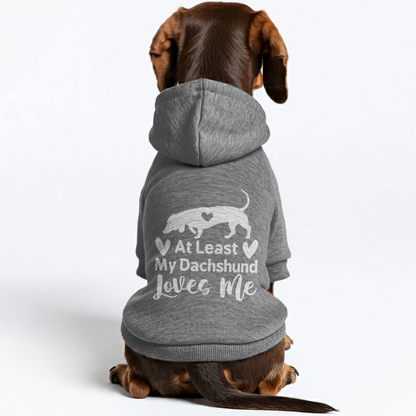 At Least - Personalized Dachshund Hoodies with Funny Quotes – Stylish, Cozy, and Premium 100% Cotton