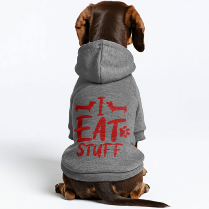 I EAT STUFF - Personalized Dachshund Hoodies with Funny Quotes – Stylish, Cozy, and Premium 100% Cotton