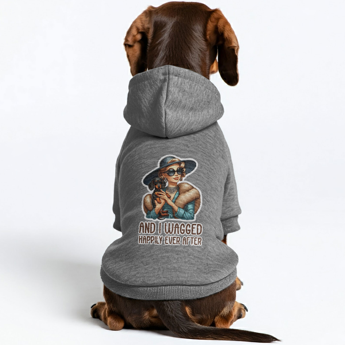 Lady - Personalized Dachshund Hoodies with Funny Quotes – Stylish, Cozy, and Premium 100% Cotton