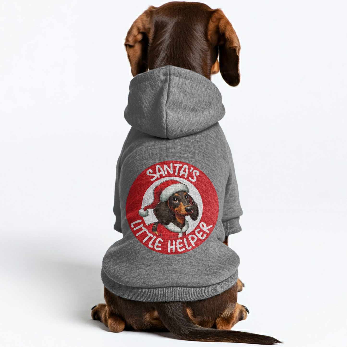 Santa - Personalized Dachshund Hoodies with Funny Quotes – Stylish, Cozy, and Premium 100% Cotton