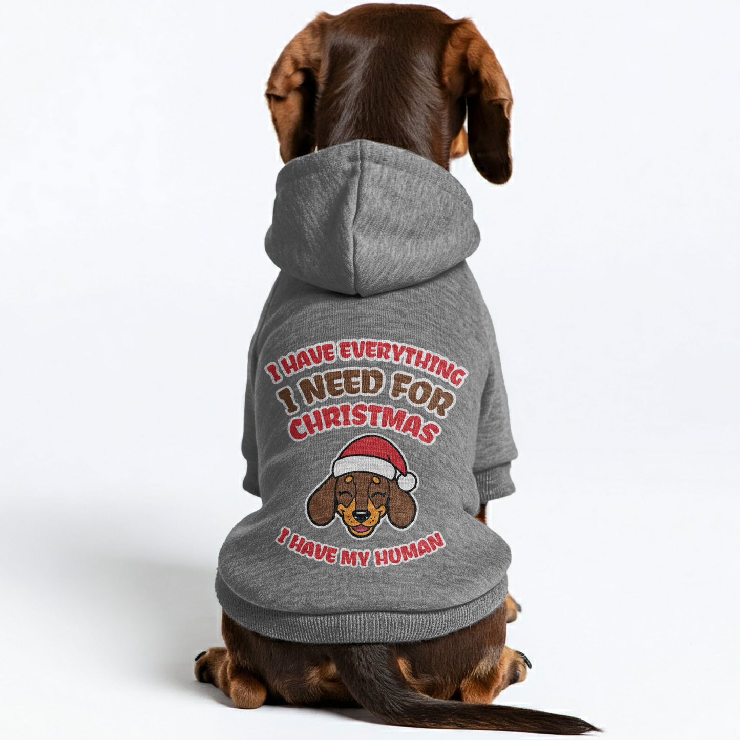 I Have My Human - Personalized Dachshund Hoodies with Funny Quotes – Stylish, Cozy, and Premium 100% Cotton