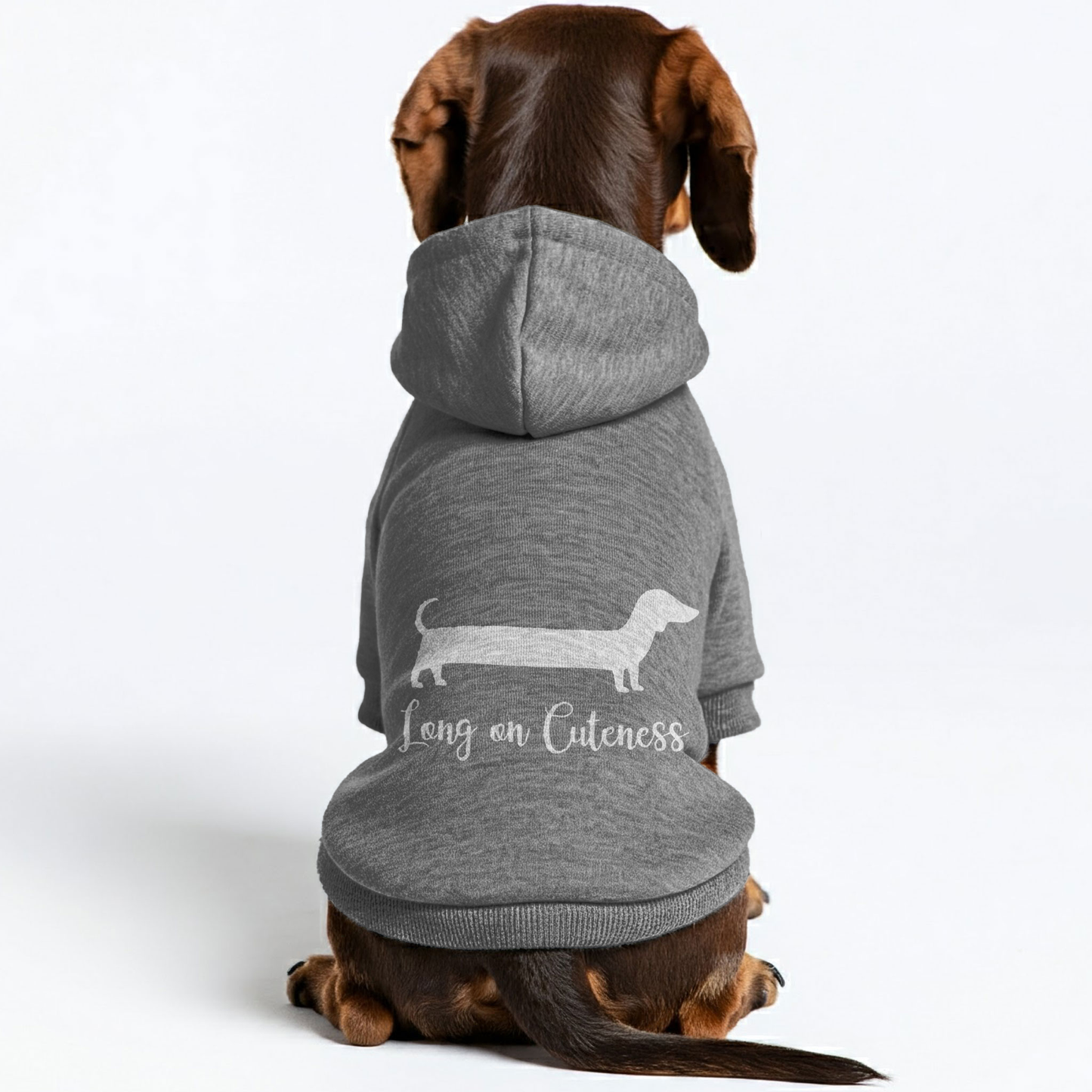 long and cute - Personalized Dachshund Hoodies with Funny Quotes – Stylish, Cozy, and Premium 100% Cotton