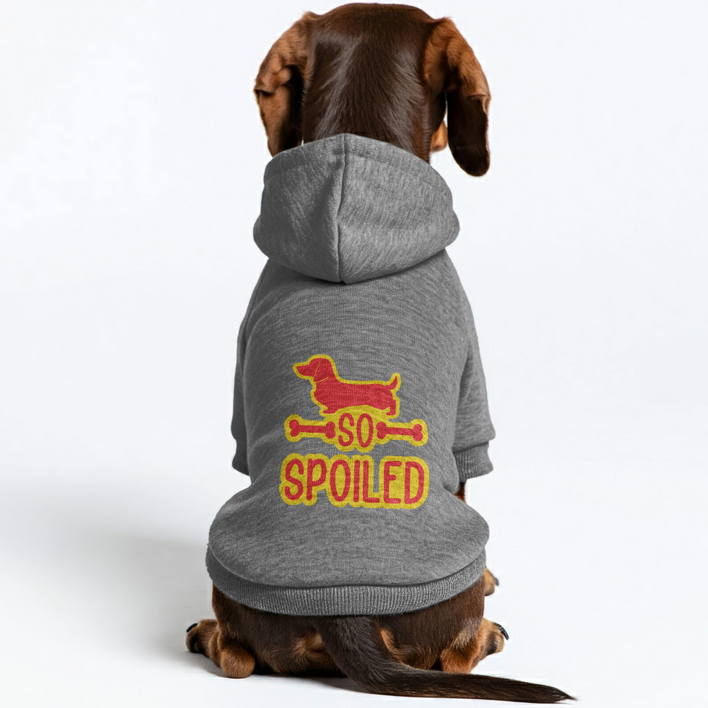 SO SPOILED - Personalized Dachshund Hoodies with Funny Quotes – Stylish, Cozy, and Premium 100% Cotton