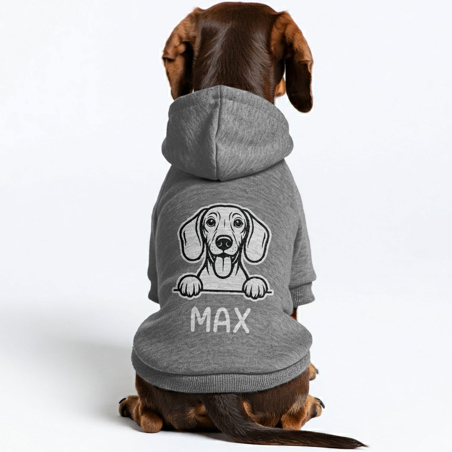 DAISY - Personalized Dachshund Hoodies with your doxie name – Stylish, Cozy, and Premium 100% Cotton