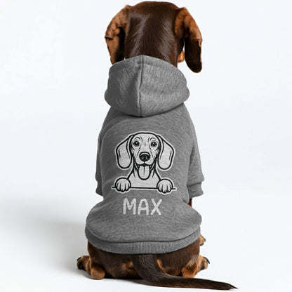 DAISY - Personalized Dachshund Hoodies with your doxie name – Stylish, Cozy, and Premium 100% Cotton