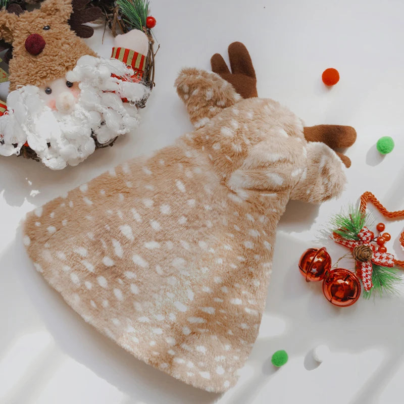 Reindeer Dachshund Holiday Costume Celebrate Christmas in Style