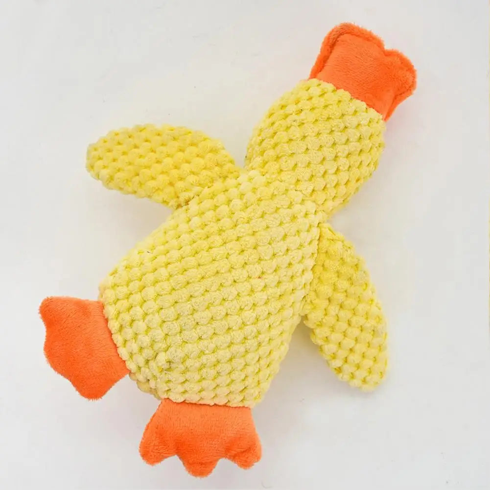 Dachshund Duck Toy– Soft Interactive Plush Squeaky Toy