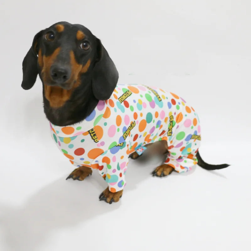 Dachshund Soft Cotton Pajamas – Cozy Long-Sleeved Sleepwear