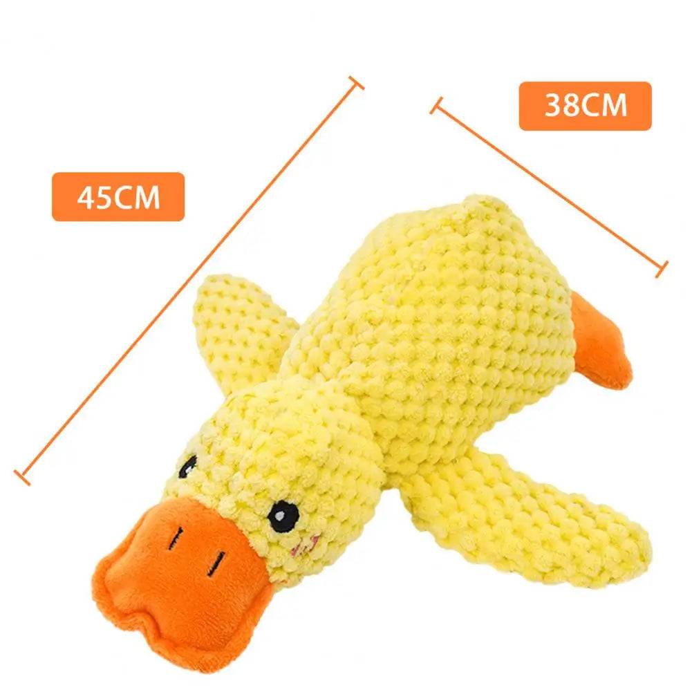 Dachshund Duck Toy– Soft Interactive Plush Squeaky Toy