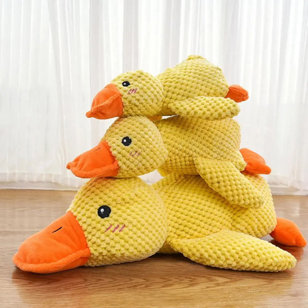 Dachshund Duck Toy– Soft Interactive Plush Squeaky Toy