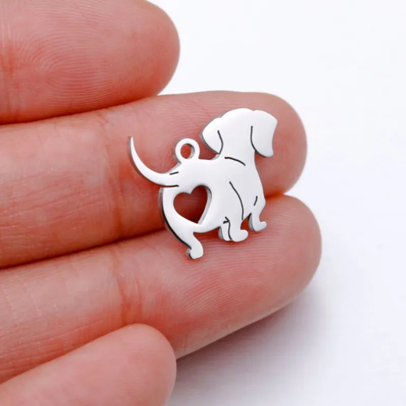 DuchLove-Duchshund-Hollow-Heart-Pendant-Charms -doxie.us