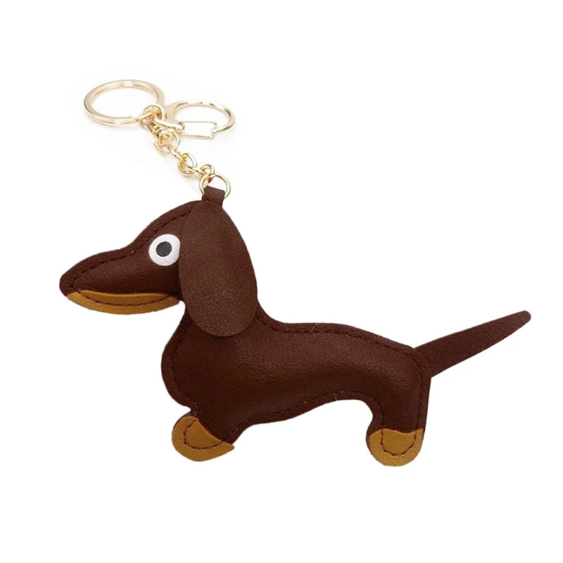 LeatherLove-Whimsical-Dachshund-Keychain-in-Premium-PU-Leather-doxie.us