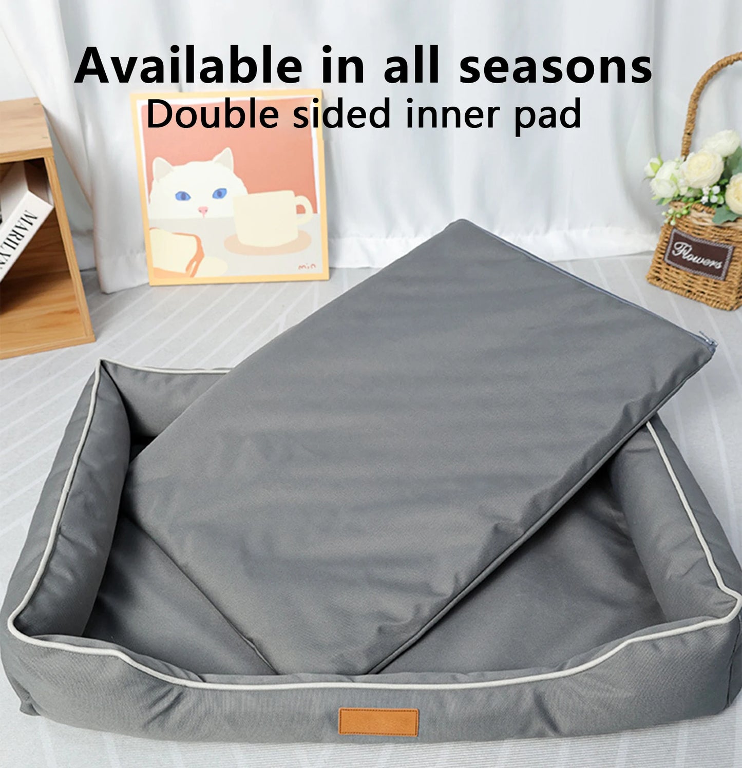 Dachshund Comfort Bed – Durable Waterproof Oxford Fabric Bed