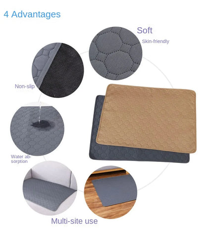 Dachshund Urine Mat– Soft Absorbent Washable Mat