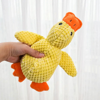 Dachshund Duck Toy– Soft Interactive Plush Squeaky Toy